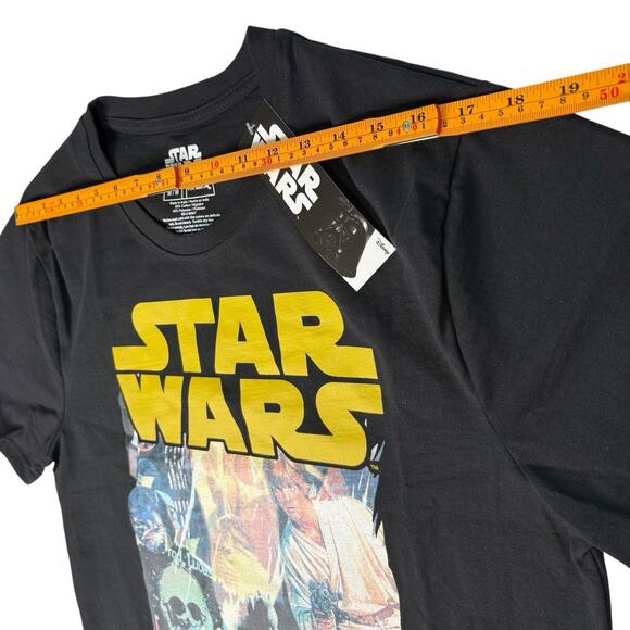 Star Wars Graphic T-Shirt Men’s M Black Lucasfilm Official Vintage Poster NWT - Picture 5 of 7